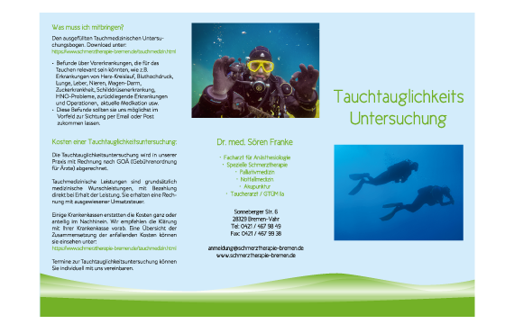 Referenzen - Folder Dr. Auerswald & Partner